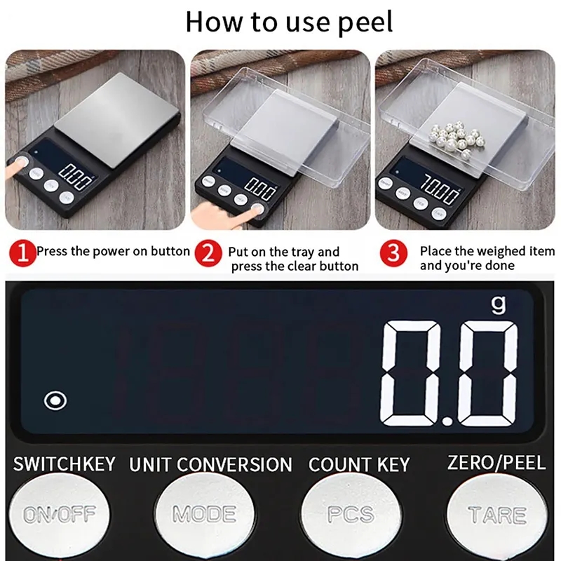 0.01g/0.1 Precision Mini Scale - Kitchen Gadgets Gold recension och pris
