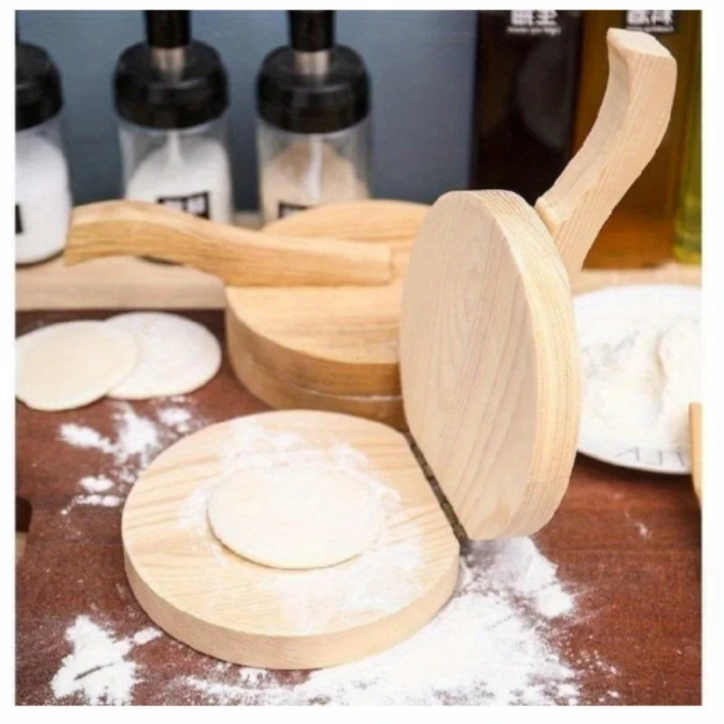 1pc wooden manual dough roller - Kitchen Gadgets Dumpling Maker recension och pris