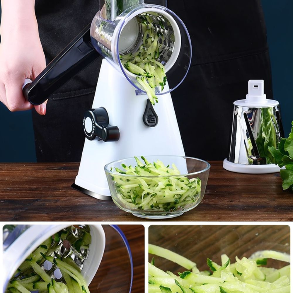 Rotary Food Slicer Grater Shre - Kitchen Helper Gadgets recension och pris